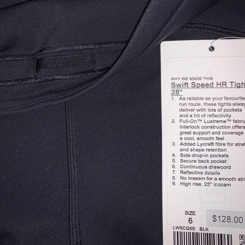 NWT Lululemon Swift Speed High-Rise Tight 28" - Picture 14 of 16